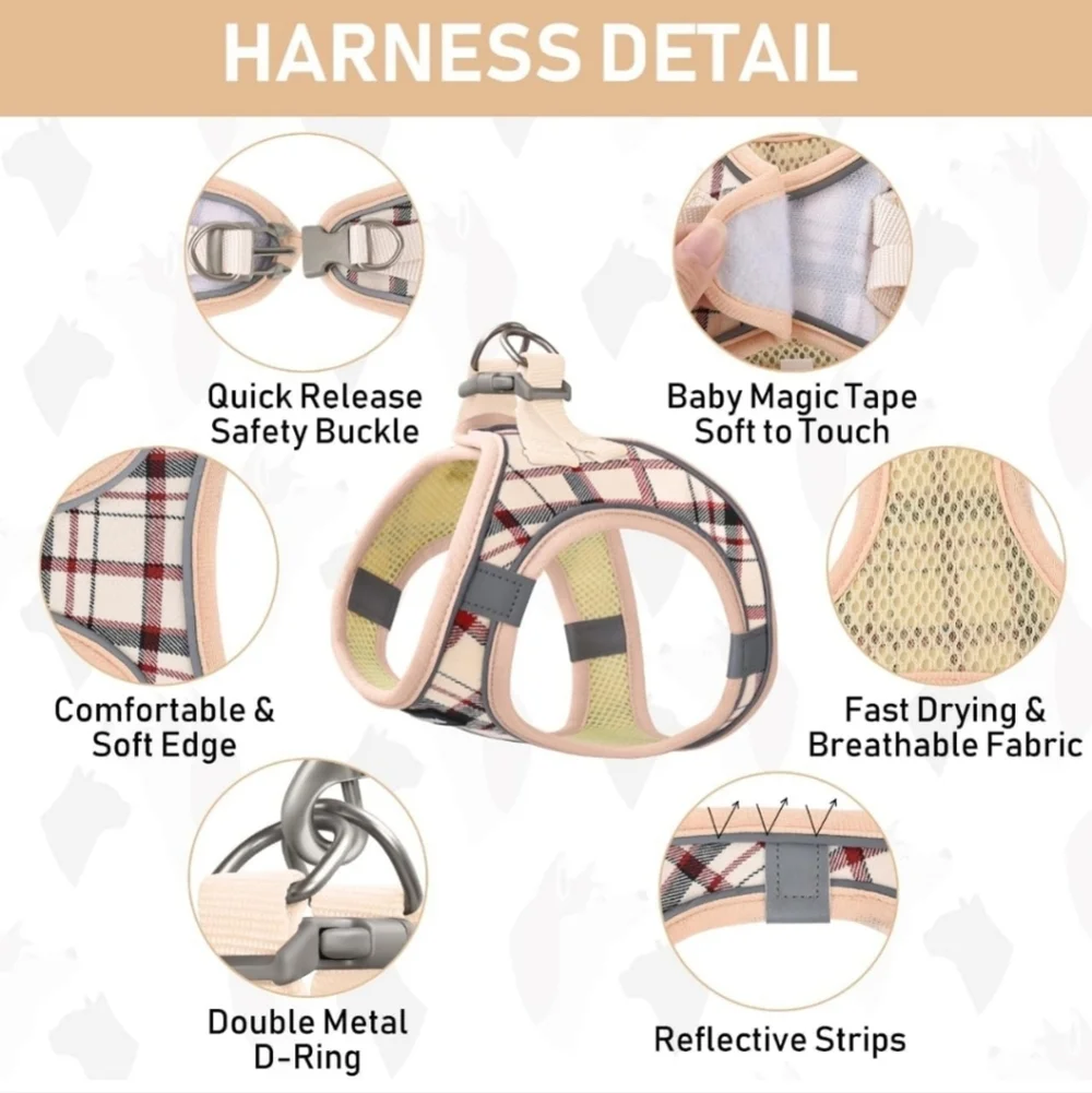 Dog Seat Belt Harness and Collar Set